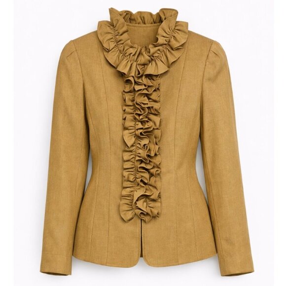 Tahari Jackets & Blazers - TAHARI Arthur S. Levine Ruffles Blazer /  Jacket  - 2